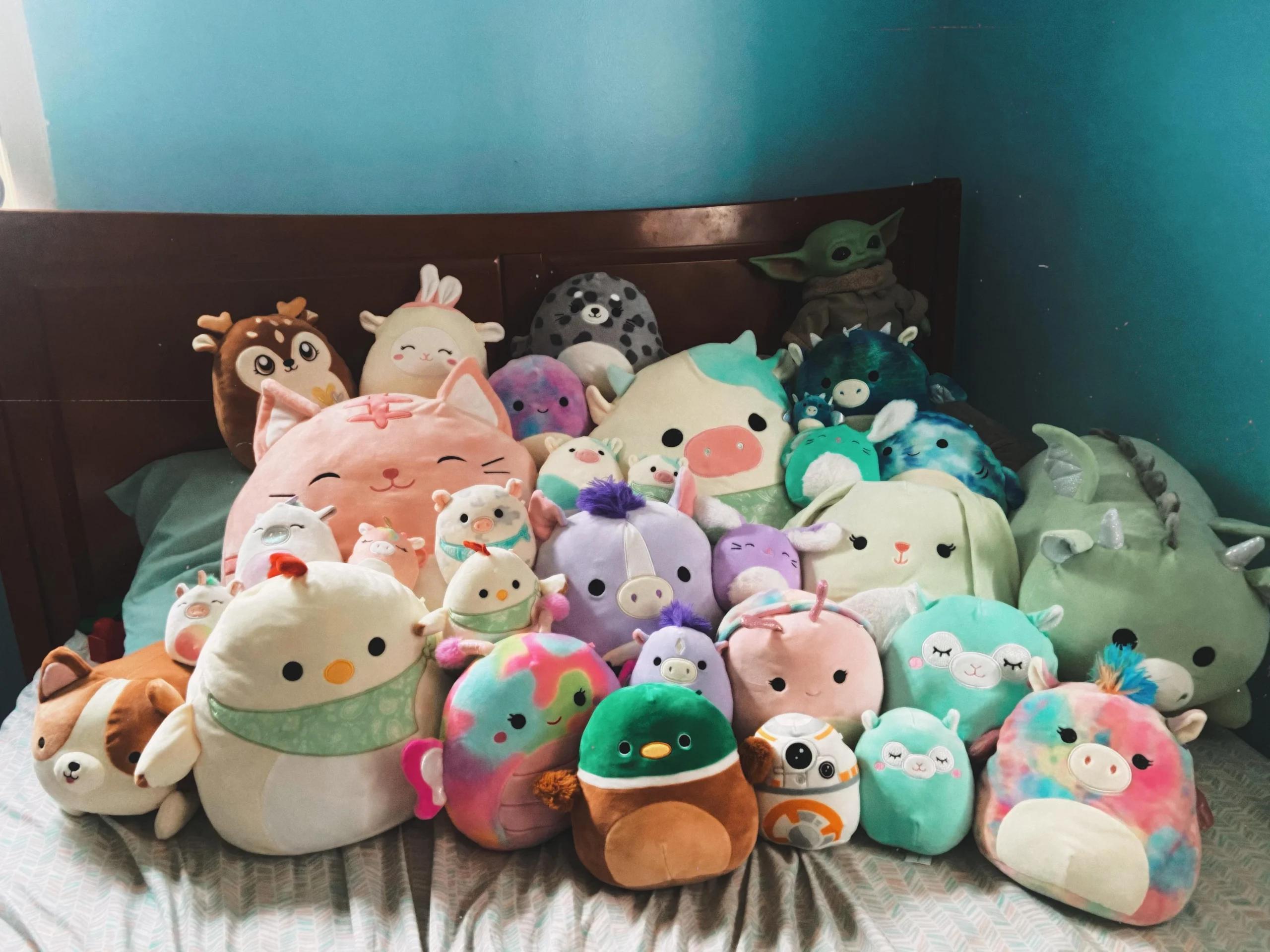 pile of squishmallows