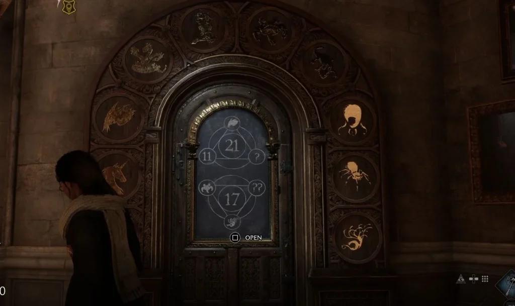 Hogwarts Legacy Charms Classroom PUZZLE DOOR Solution (The Astronomy Wing)  
