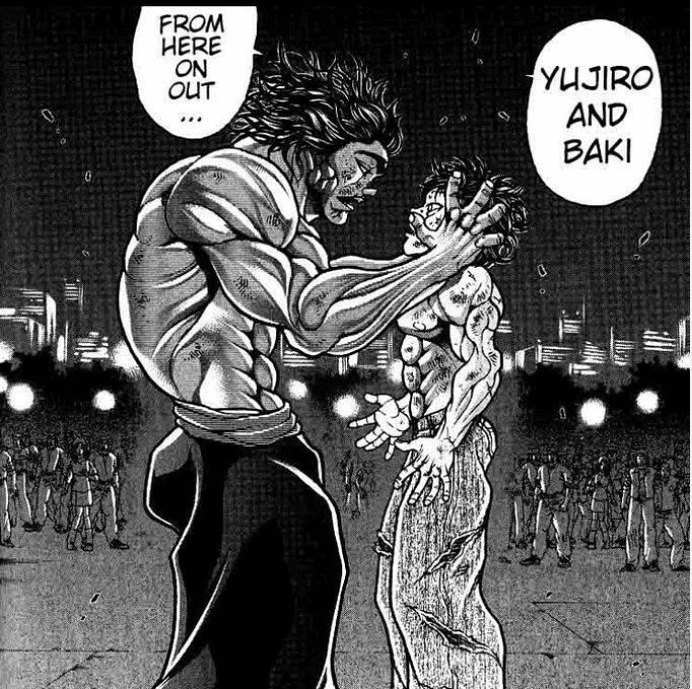Baki and Yujiro Fight : Does Baki end up beating Yujiro? Does Baki