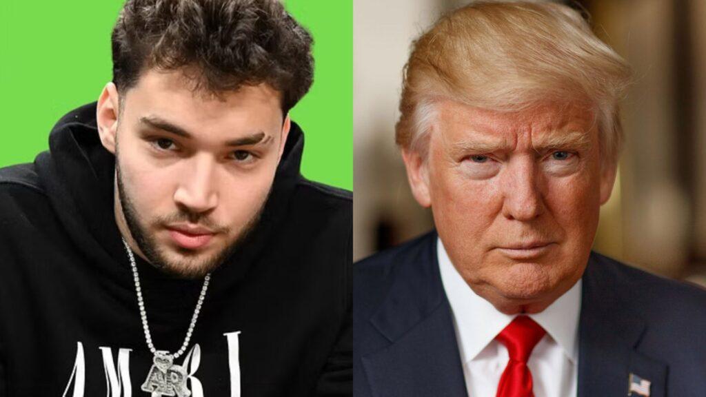 Adin Ross and Donald Trump