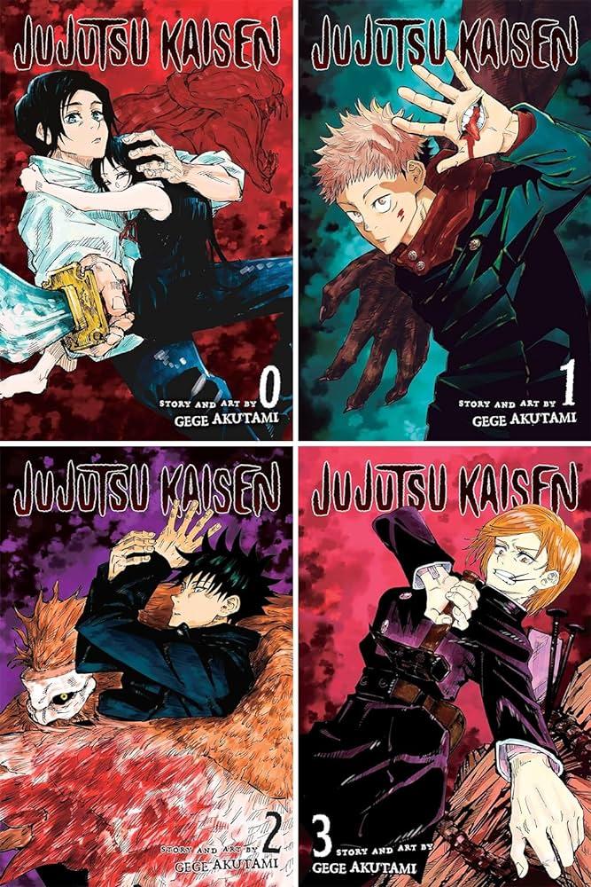 Jujutsu Kaisen's manga cover art