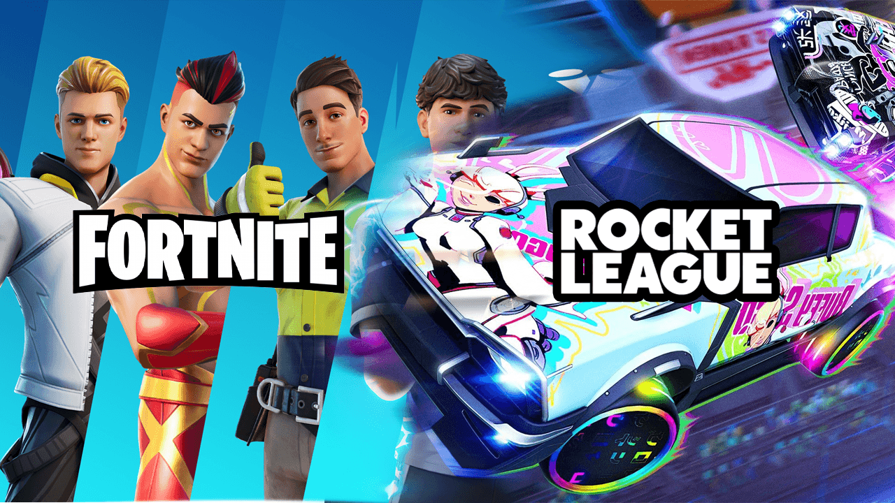 Fortnite X Rocket League artwork made for eye-catching