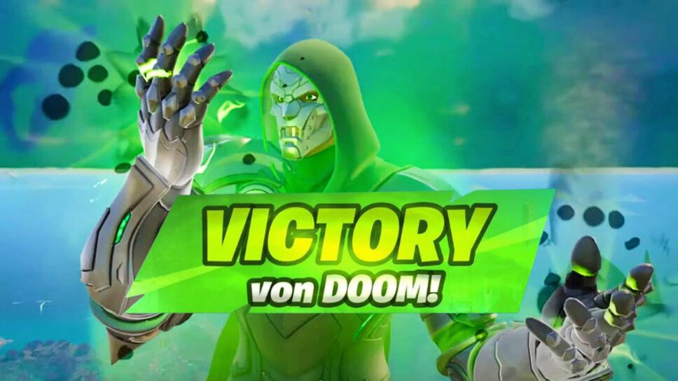 Fortnite Doom Island victory screen post buffed pre nerfed spawn rate