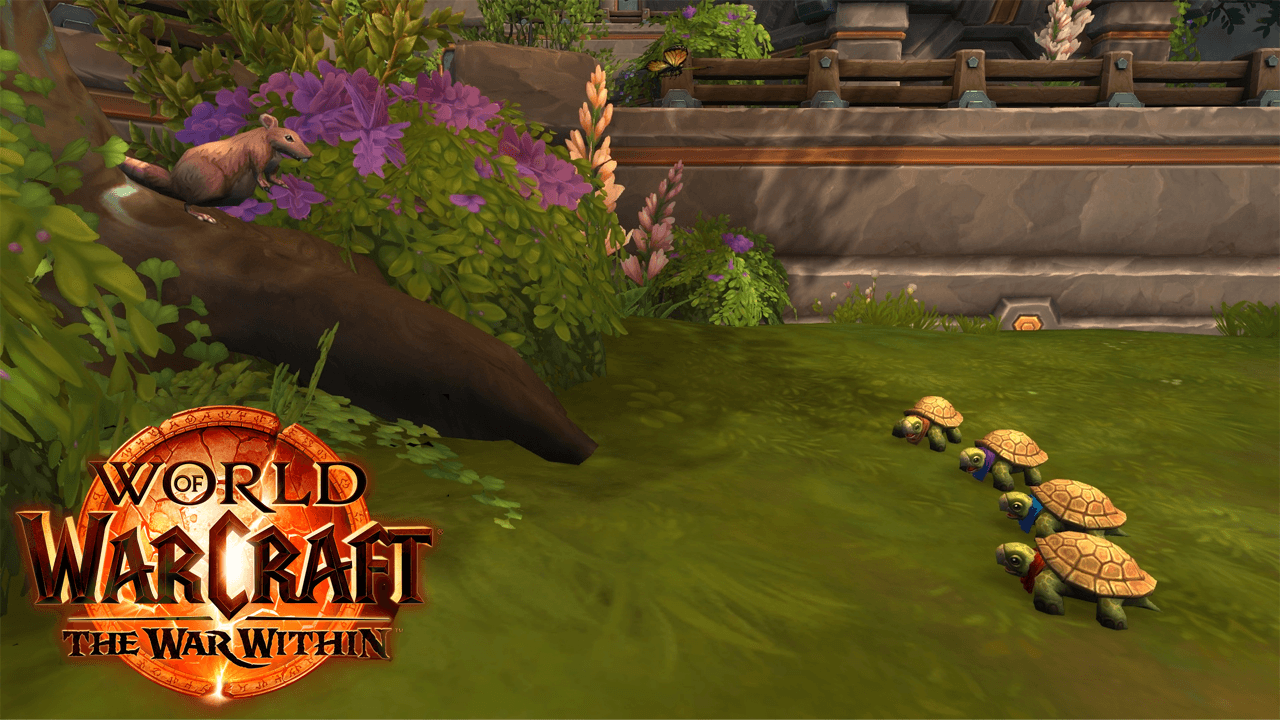 The Dalaran Sewer Turtle Battle Pet in WoW: The War Within screenshot in-game