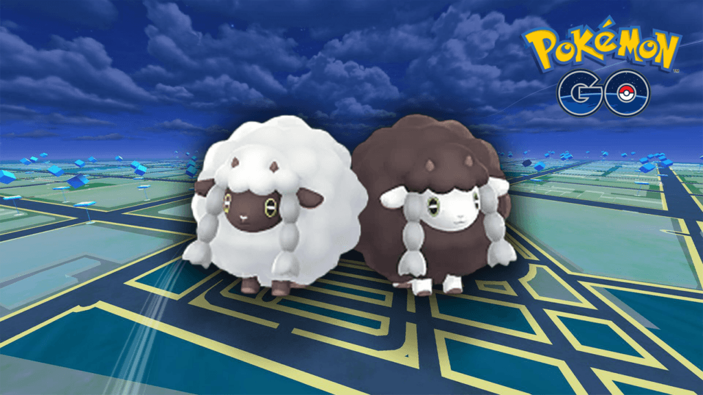 Wooloo and Shiny Wooloo in Pokémon GO