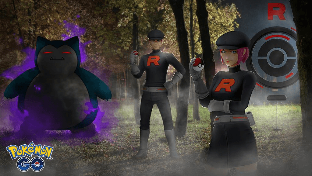 Pokemon Go Team Rocket artwork including the Ke Ke Ke Grunt