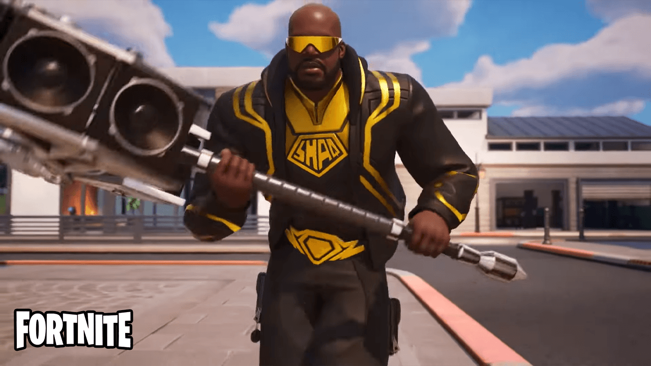 Shaq skin in Fortnite - Taken from the cinematic trailer