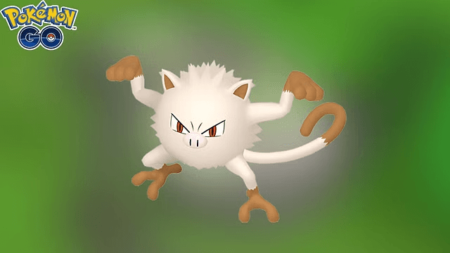 Mankey, the featured Pokemon in Pokemon GO November Community Day