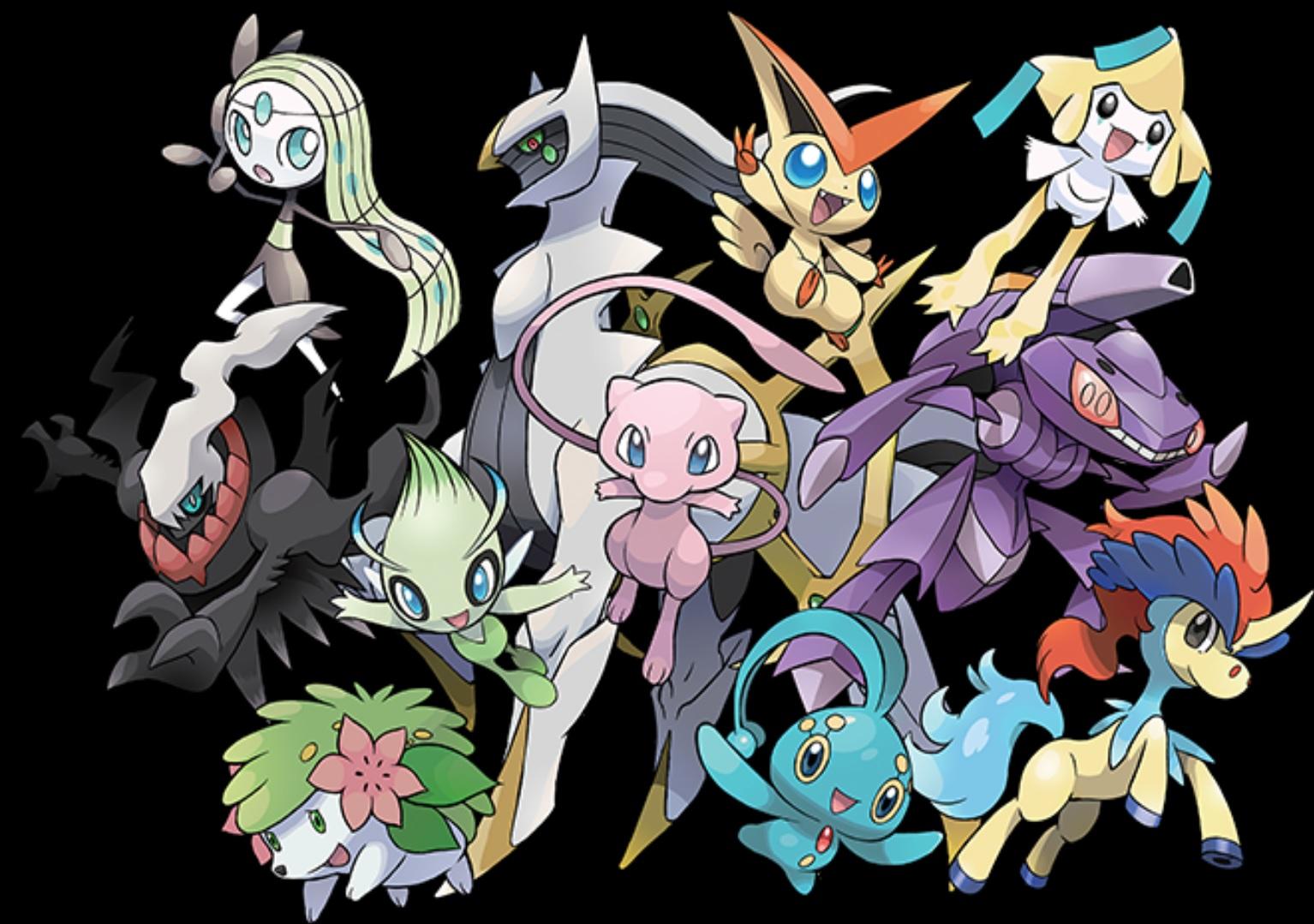 Mythical Pokemon art