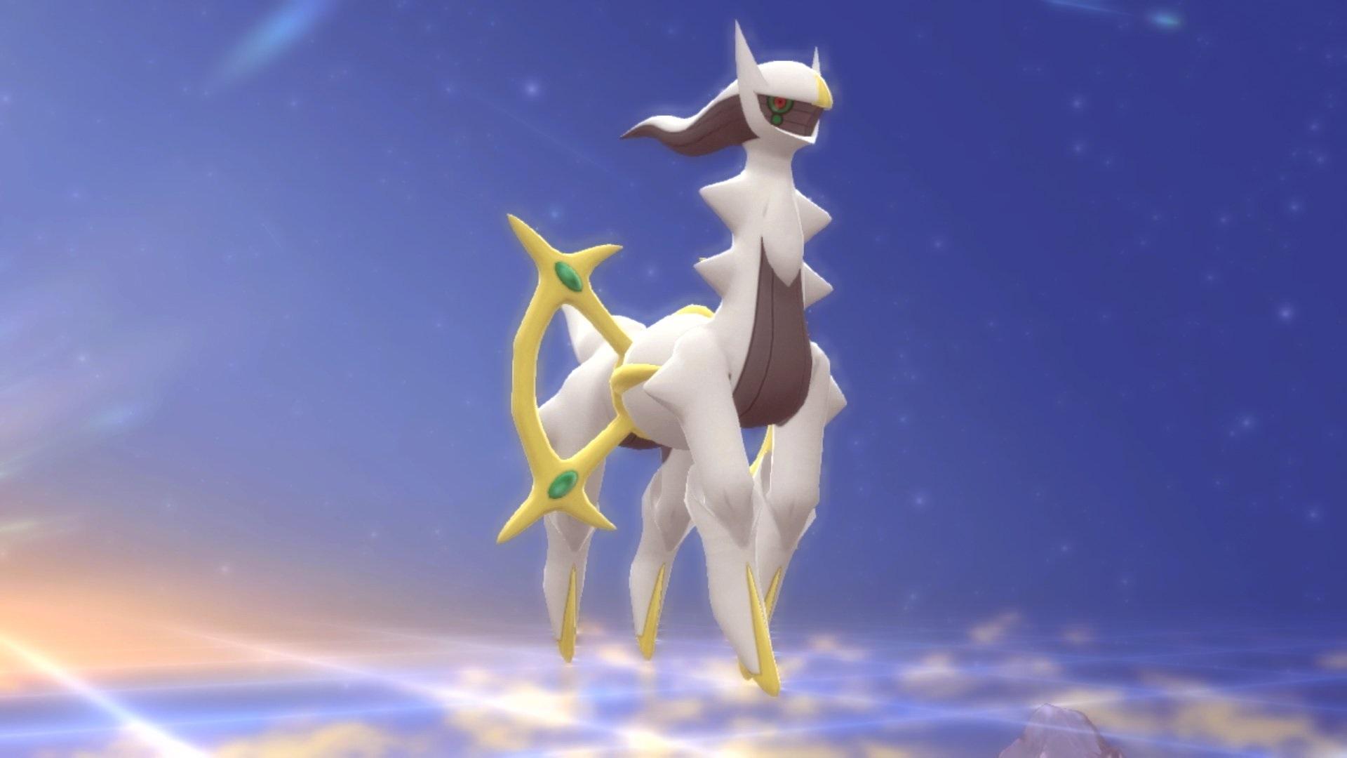 Arceus in Pokemon BDSP.