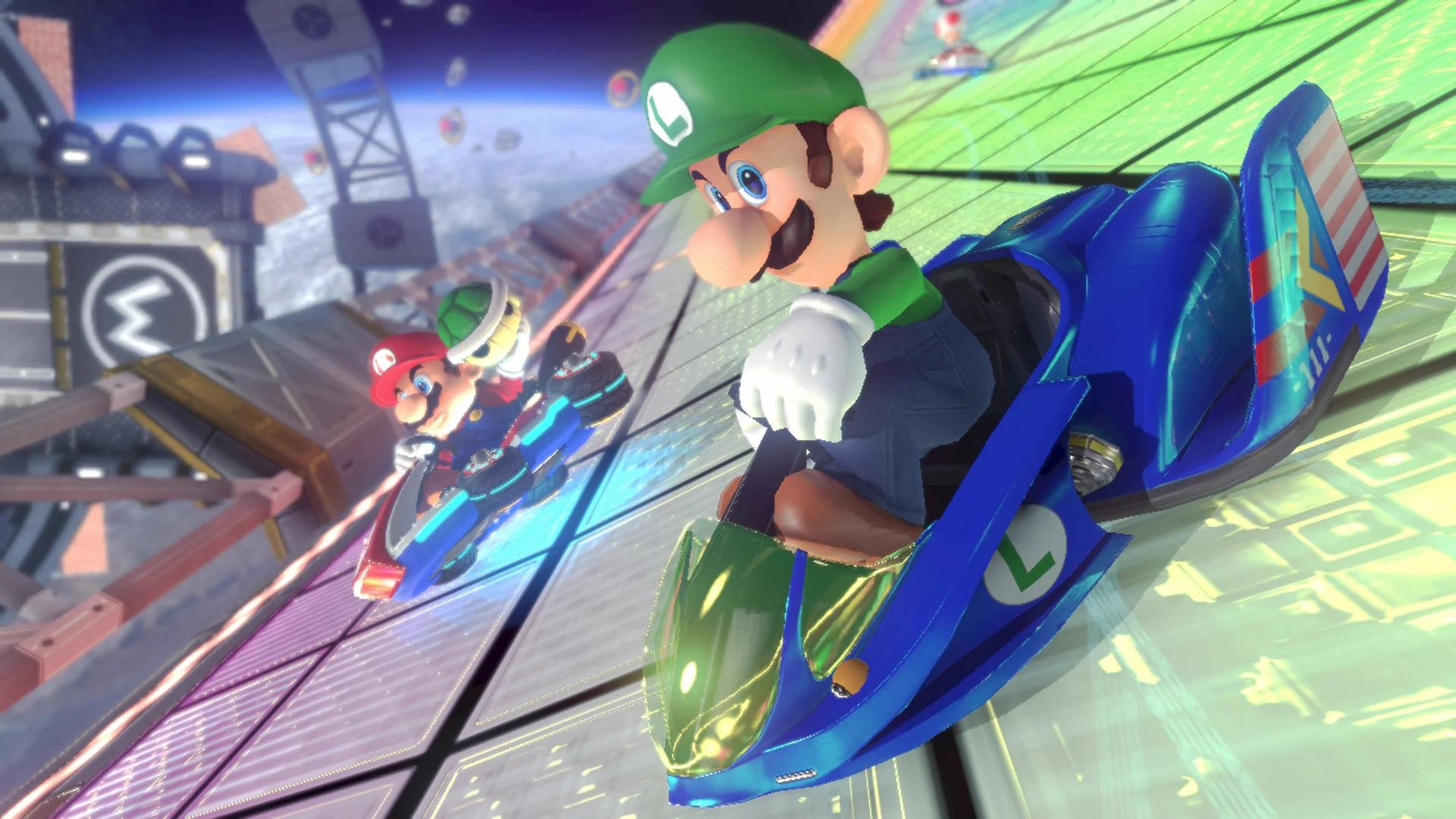 Blue Falcon Mario Kart