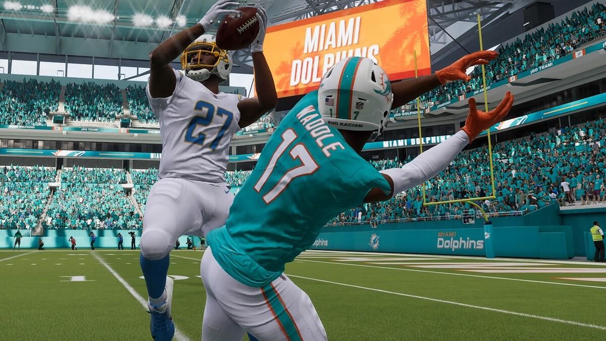 Madden NFL 23 interception