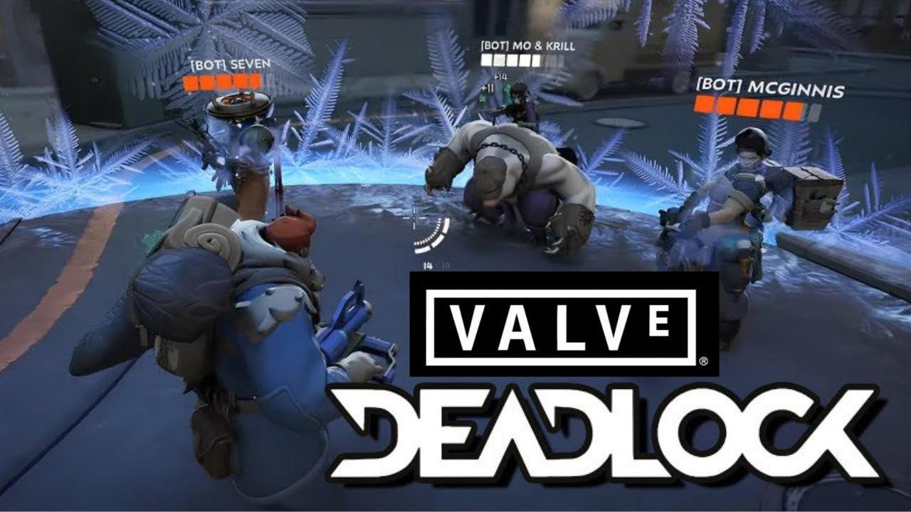 Deadlock reveal gameplay YouTube video thumbnail by @Scrubing