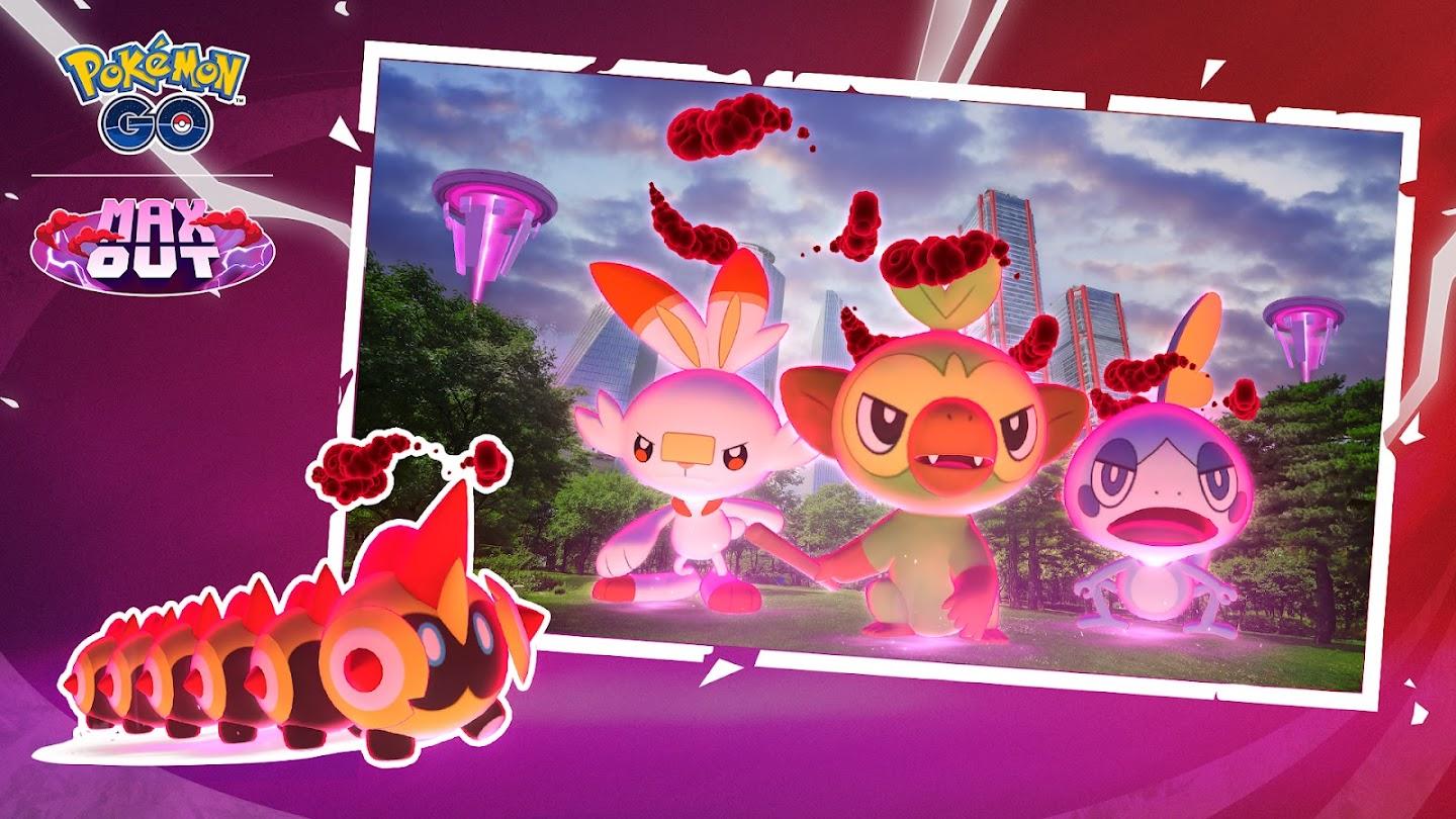 Pokemon GO new Dynamax Forms artwork. Dynamax Falinks included in the picture