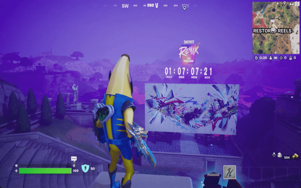 Fortnite Season 5 Chapter 4 live event in-game counter