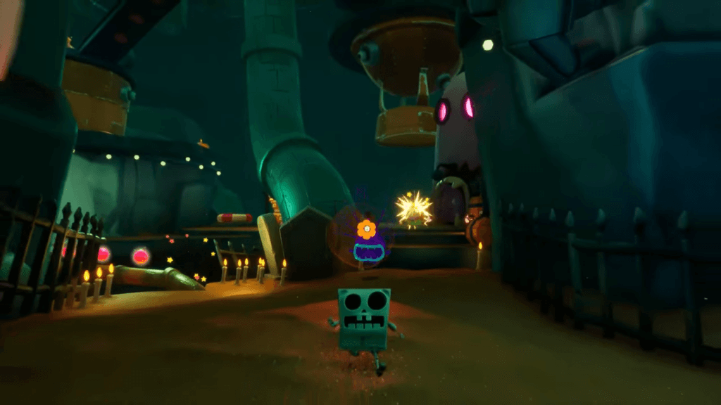 in-game screenshot from the trailer of the new SpongeBob game