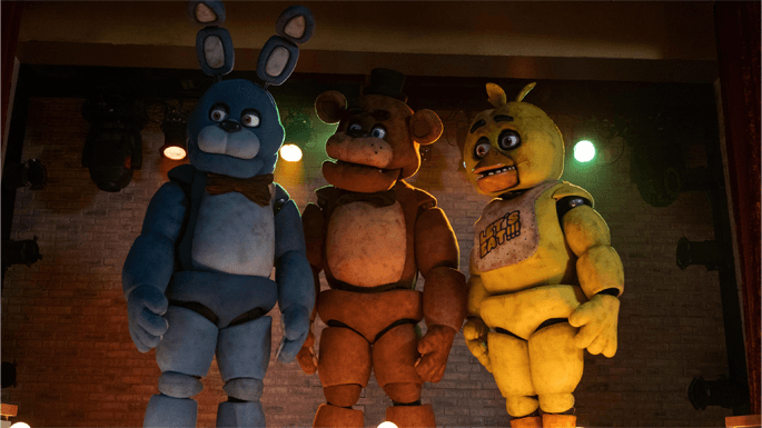 The animatronics set to feature in FNAF 2