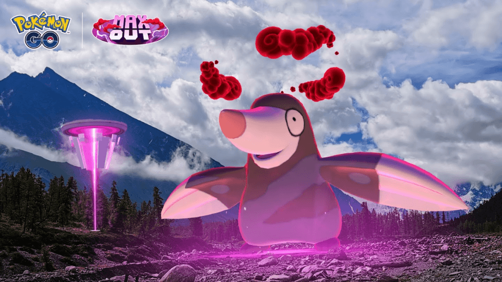 The Dynamax Dilbur official art from Pokemon GO 