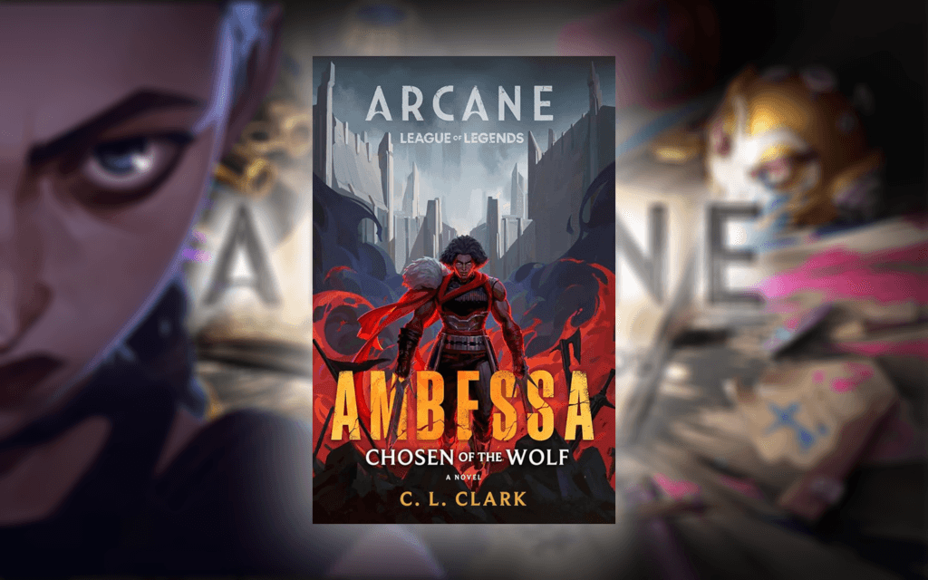 Arcane novel cover infront of the featured image