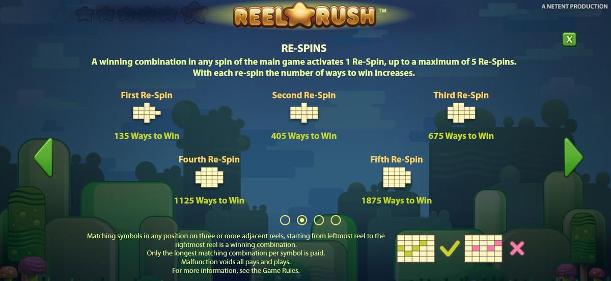 Reel Rush respin