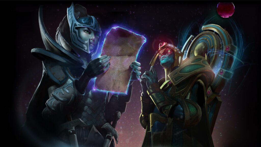 Phantom Assassin and Oracle from Dota2
