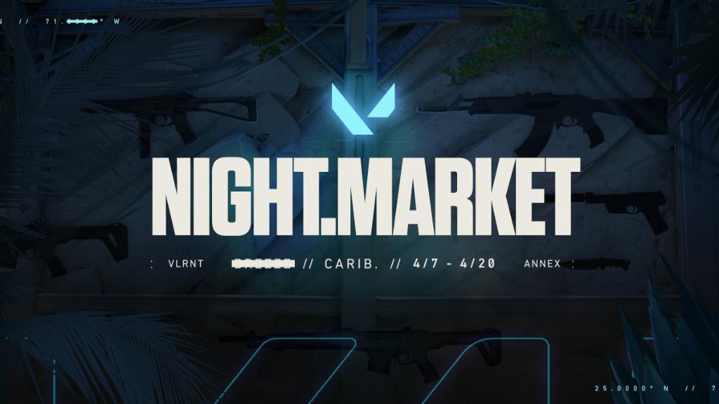 Valorant Night. Market