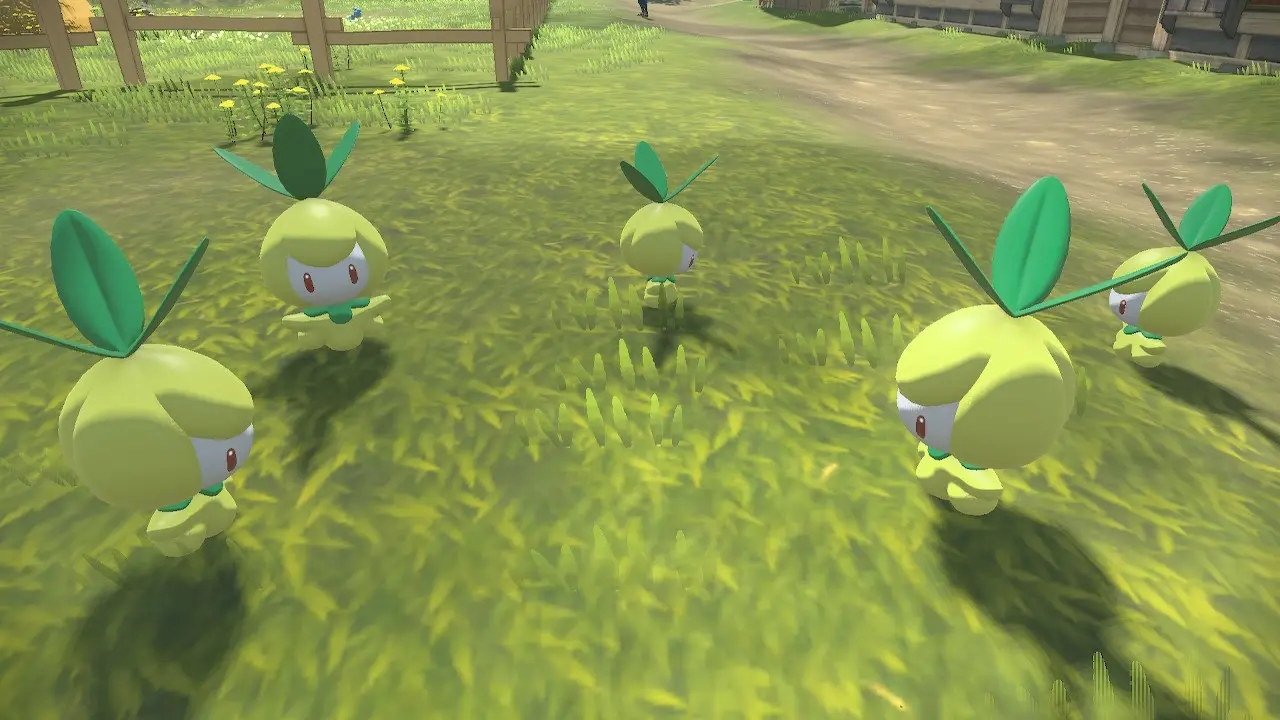 Petilil is the Pokemon with three leaves