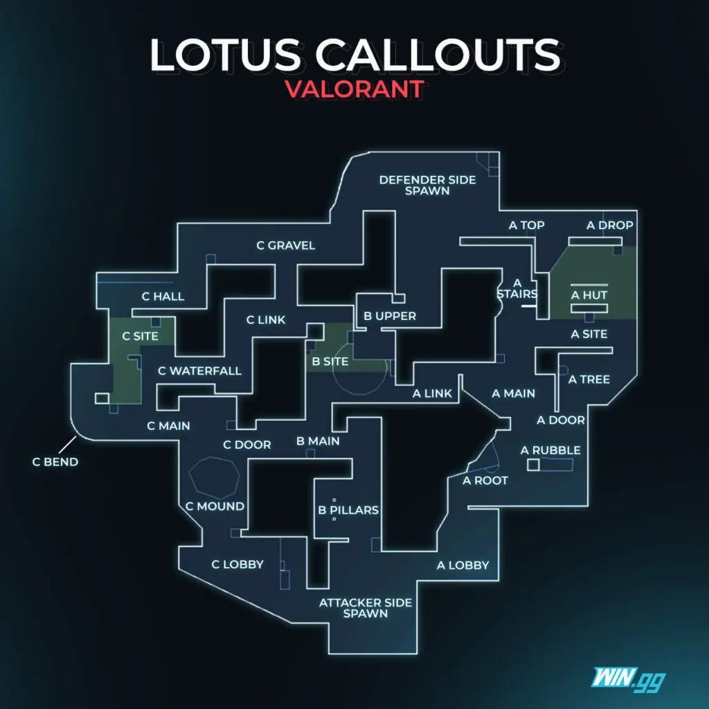 These are the must-know callouts for new Valorant map Lotus 