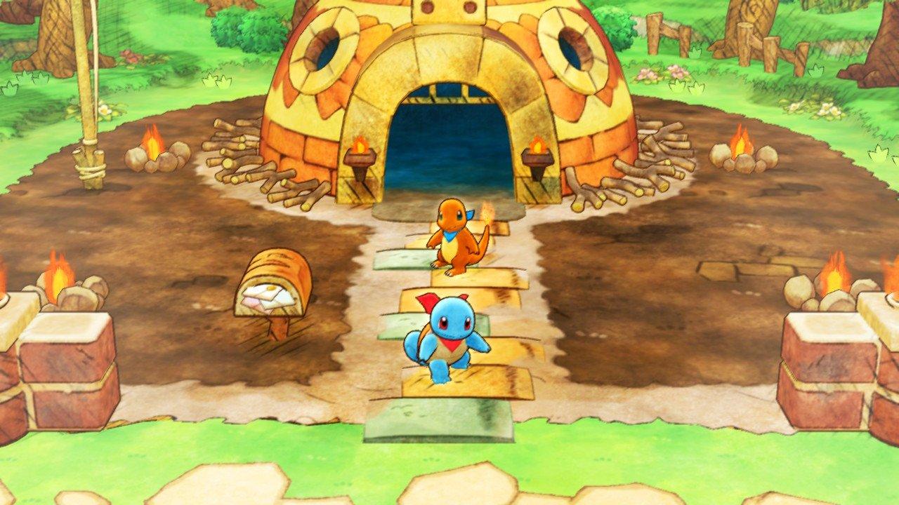 Charizard and Squirtle Pokemon Mystery Dungeon