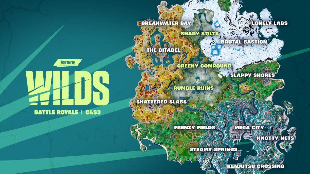 New Fortnite Wilds map