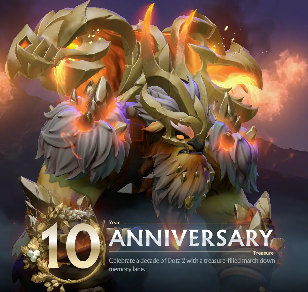 Dota 2 10th anniversary skins