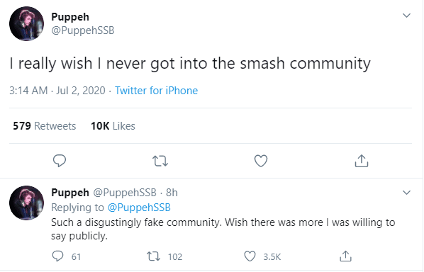 Puppeh Smash allegations