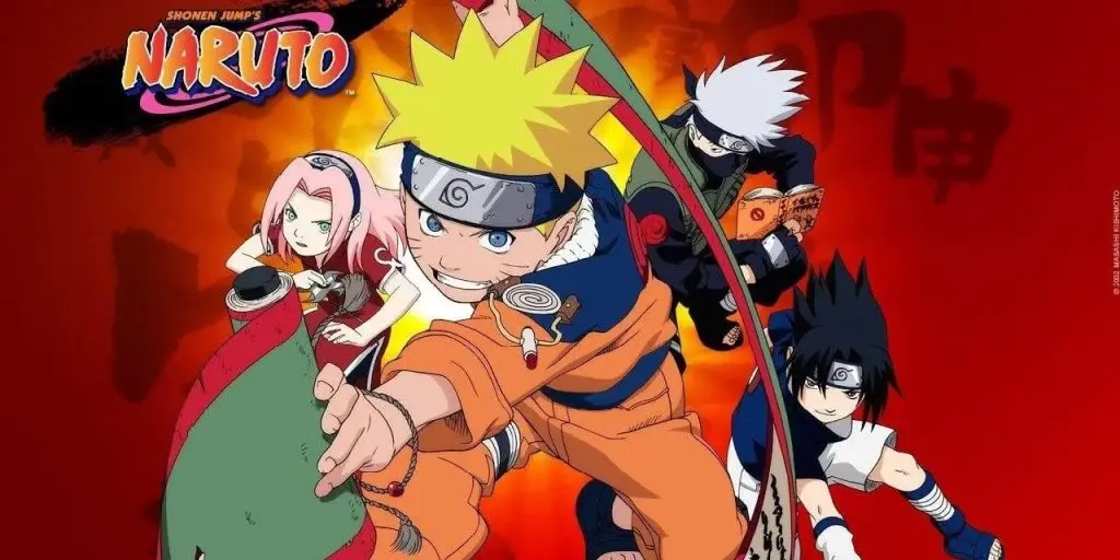 The Team 7 characters from Naruto