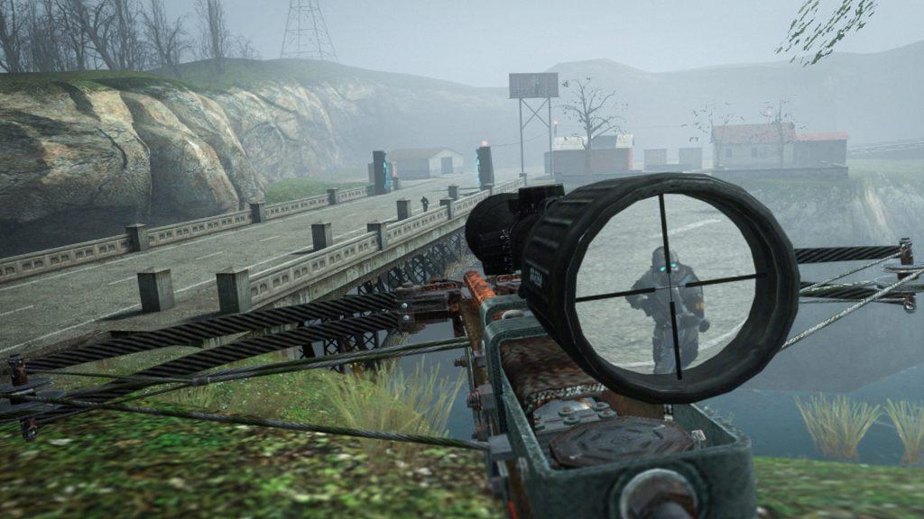 Half-Life 2 VR sniper