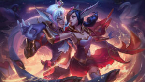 Riot selling LoL Valentine’s Day merch featuring Rakan and Xayah
