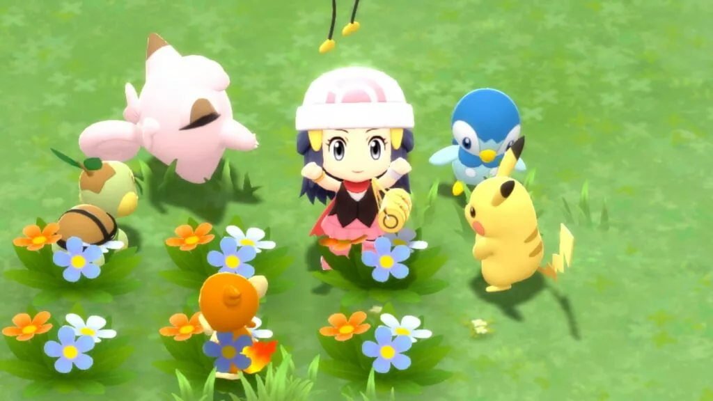 The new Amity Square in Pokemon BDSP