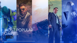 What was the most popular multiplayer game in 2021?