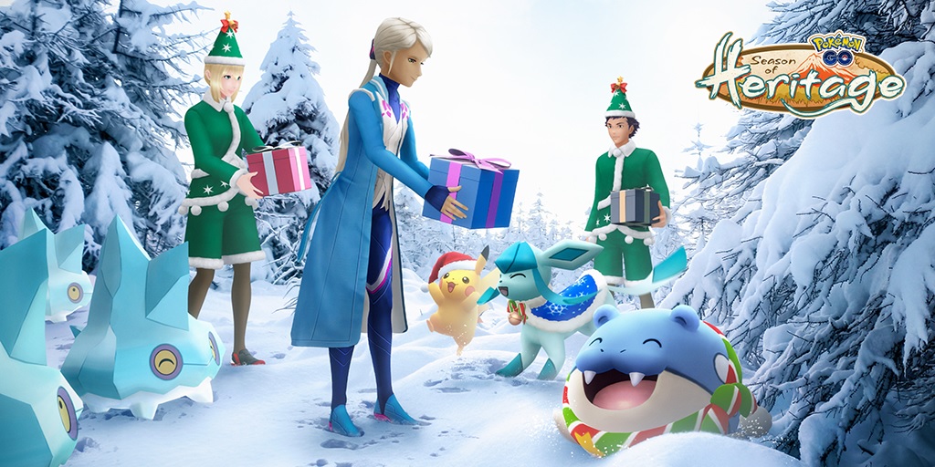 Pokemon GO Winter Holiday event adds Bergmite, costumed Glaceon WIN.gg