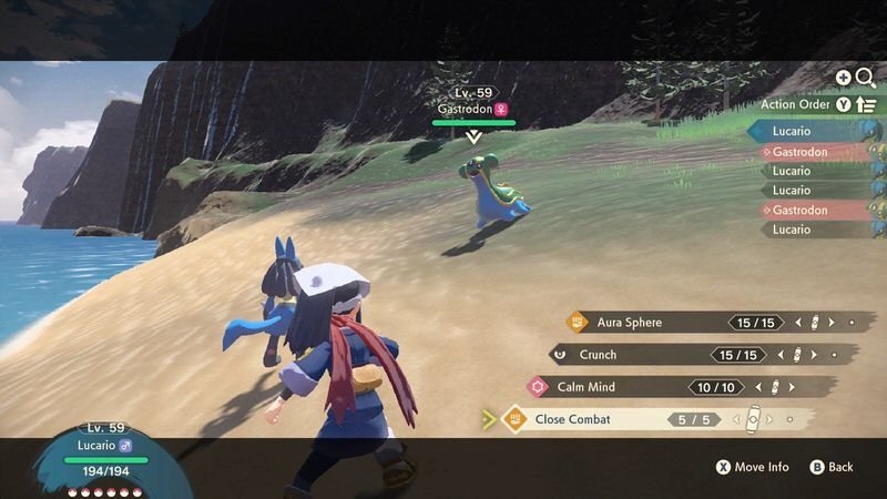 Pokemon Legends: Arceus battle system