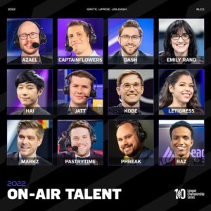 Who is casting for the LCS in 2022?