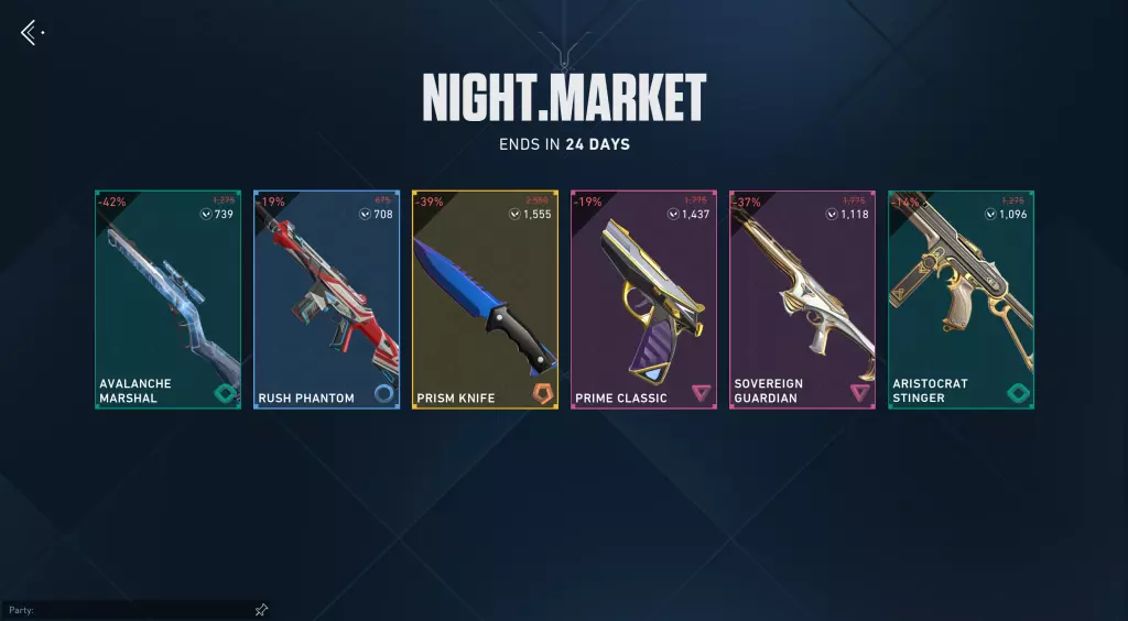 Night. Market