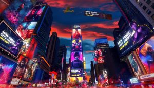 Dr Disrespect promotes Project Moon with Times Square takeover