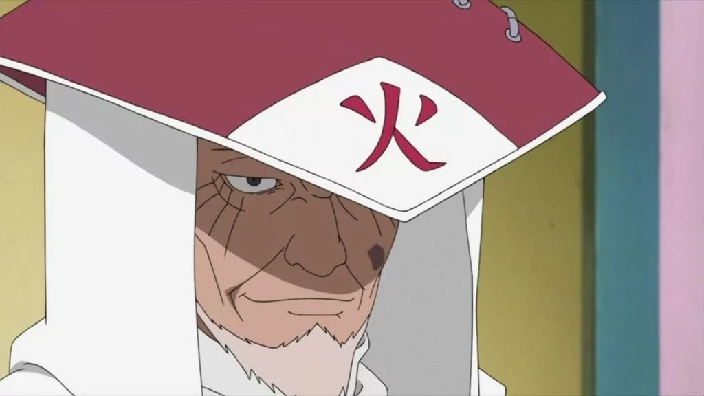 The third Hokage in Naruto.