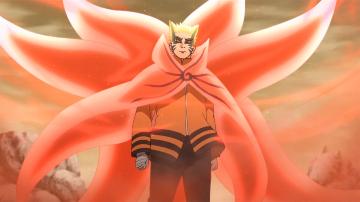 Baryon mode Naruto in Boruto episode 216