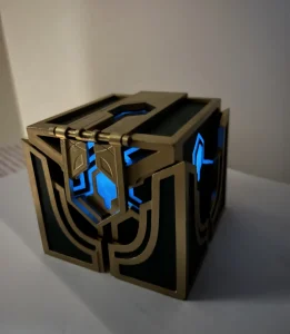 League of Legends fan stages proposal with real hextech chest