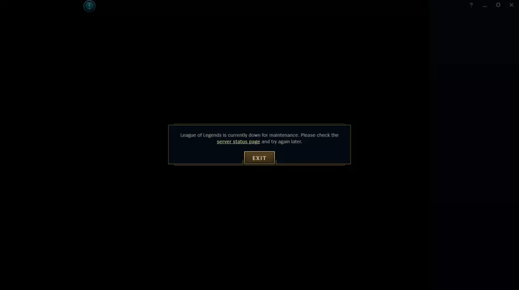 League of Legends is down
