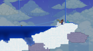 How to quickly make infinite water in Terraria