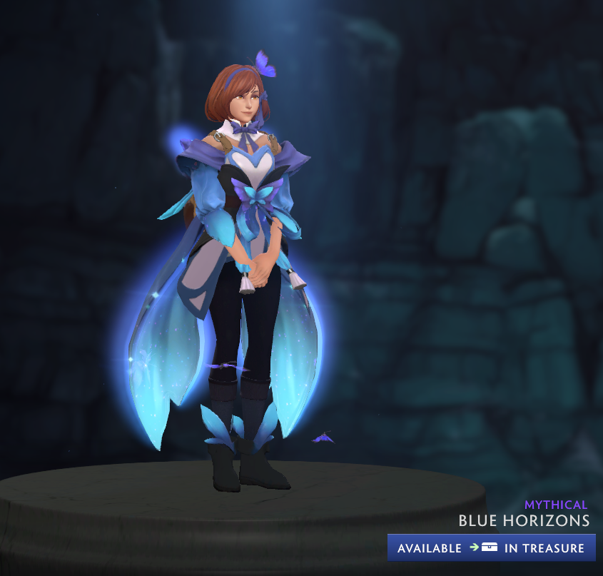 The International 2022 Collector's Cache new Marci set Blue Horizons