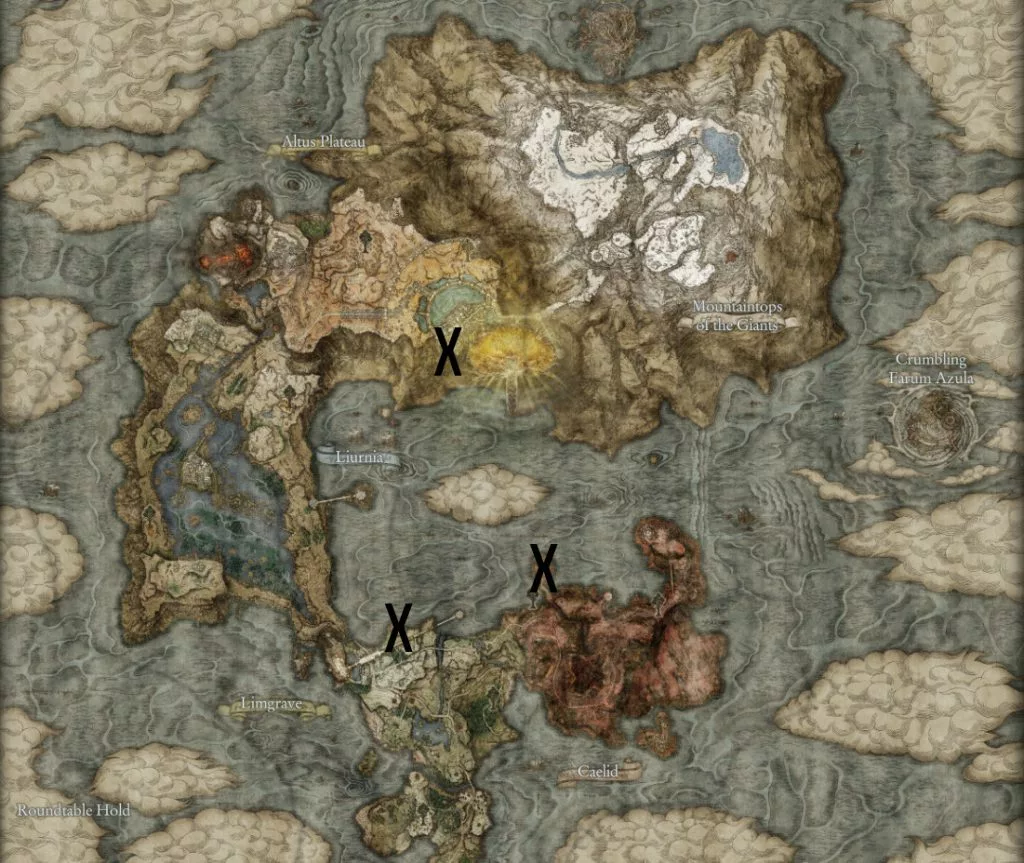Colosseums in Elden Ring