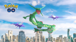 Rayquaza featured in Pokemon Go Tour Hoenn Global
